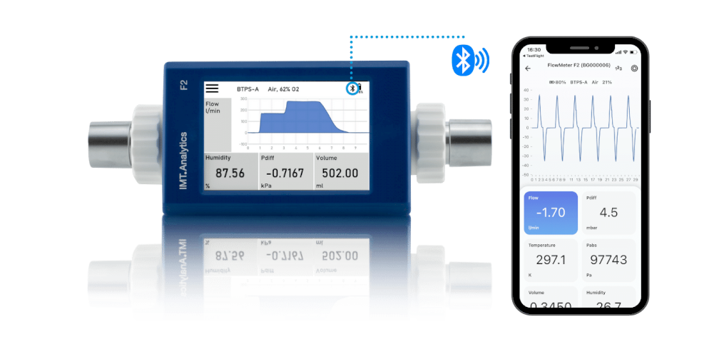 Analyzátor pľúcnych ventilátorov Rigel FlowMeter F2 - obrázok 4